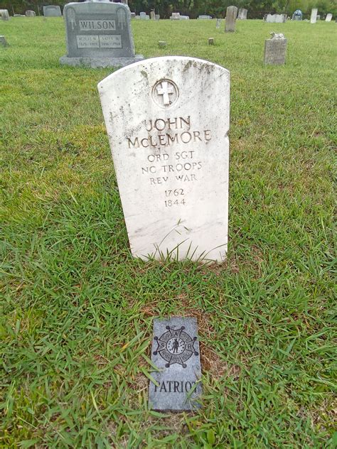 John Mclemore 1762 1844 Find A Grave Memorial