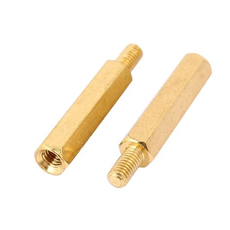 Buy M X Mm Male To Female Brass Hex Threaded Pillar Standoff Spacer