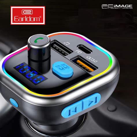 Earldom Et M Qc Led Light Bluetooth V Car Fm Transmitter Pd W