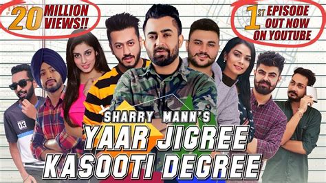 Yaar Jigree Kasooti Degree Sharry Mann Official Video Mista Baaz