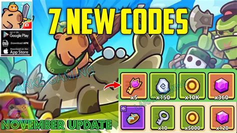 Capybara Go Redeem Codes November 2024 Capybara Go Promo Codes How