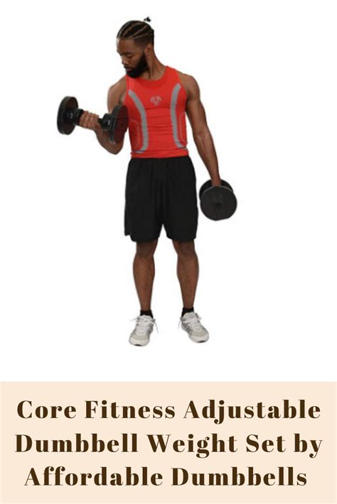 Core Fitness® Adjustable Dumbbell Weight Set By Affordable Dumbbells