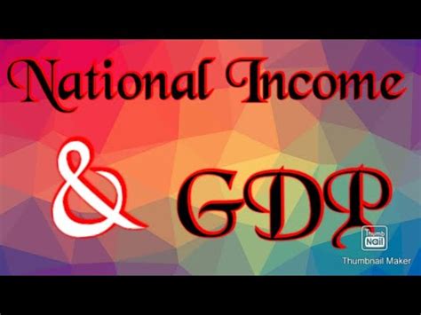 National Income And Related Aggregates Explained GDP GNP NNP