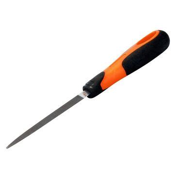 Bahco Ergo Handled Three Square Second Cut File Mm In