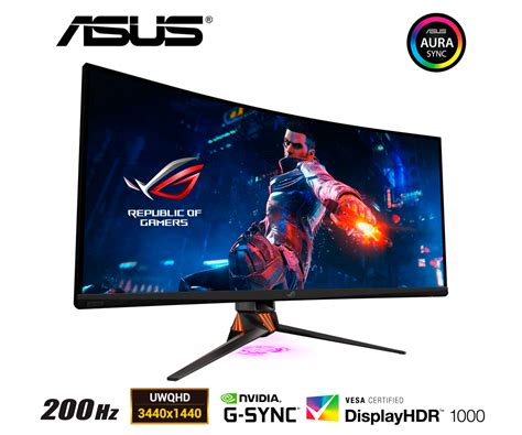 Monitor Gaming UltrapanorÁmico Asus Rog Swift Pg35vq 35“ 3440 X 1440