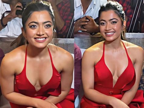 South Actress Rashmika Mandanna Became Victim Of Oops Moment