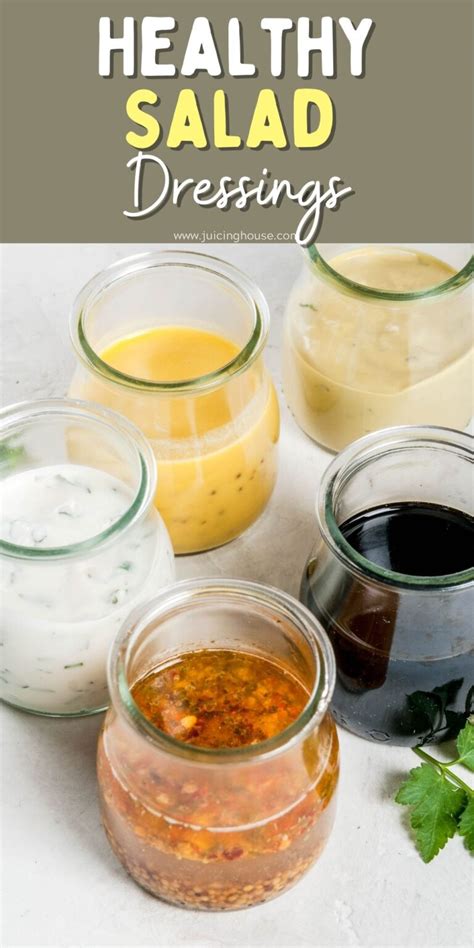 3 Ultimate Favorite Healthy Salad Dressings