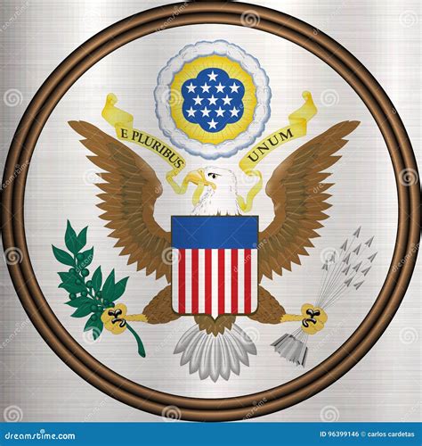 Great Seal The United States Stock Illustration Illustration Of Style