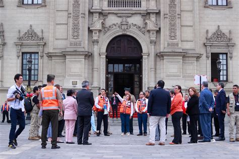 Presidenta Dina Boluarte Participa En Simulacro Nacional Multipeligro