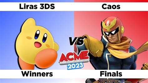 ACME 2023 Winners Finals Liras 3DS Kirby Villager Vs Caos C