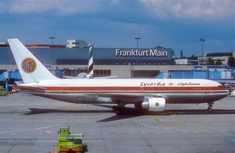 Egypt Air Boeing 767 200 Su Gaifra June 1990 Aero Icarus Flickr