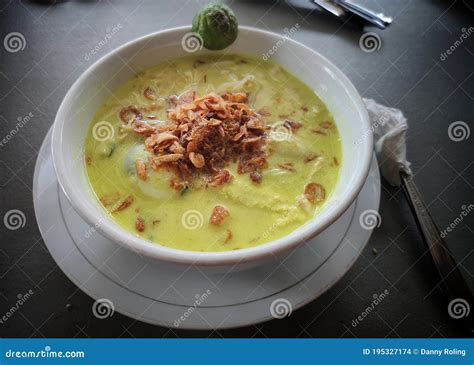 Indonesian Food Called Laksa Bogor. Stock Photo - Image of bogorlaksa ...