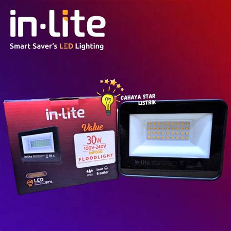 Jual Inlite Lampu Sorot Led Value Inf Watt Putih Atau Kuning