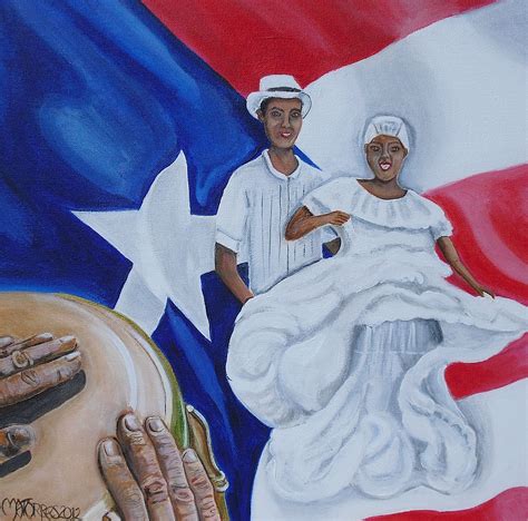 This Is A 16x16 Painting I Did Celebrating My Puerto Rican Roots I