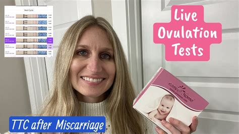 Live Ovulation Tests Ttc After 4 Miscarriages Cycle 2 Youtube