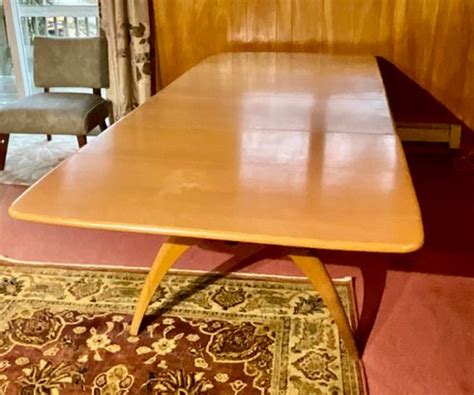 Mid Century Heywood Wakefield Wishbone Dining Table 35434