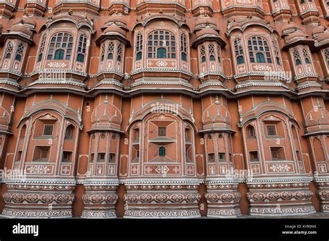 La Incre Ble De Piedra Arenisca Roja El Hawa Mahal Palacio De Los