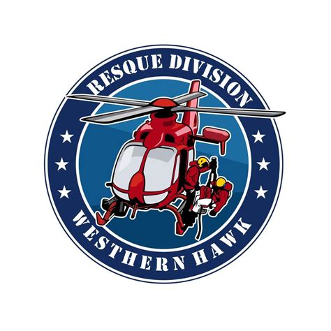 helicopter rescue division illustration design 11385711 Vector Art at ...