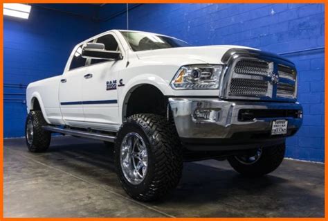 2015 Dodge Ram 3500 Longhorn Cummins Turbo Diesel 6 7l Lifted Quad Cab