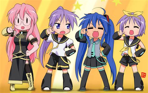 Hatsune Miku Kagamine Rin Kagamine Len Megurine Luka Hiiragi Kagami