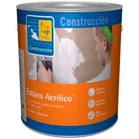 Estuco Acrilico Blanco Vp Galon AFICA