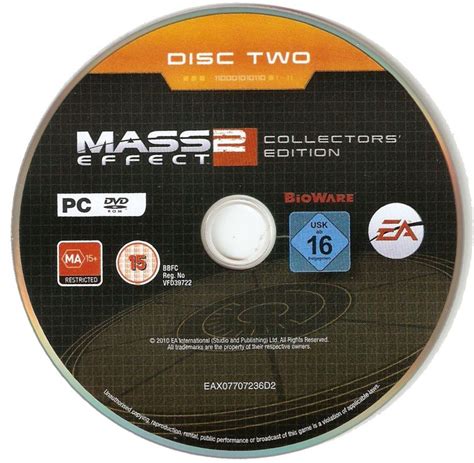 Mass Effect 2 Collectors Edition Cover Or Packaging Material Mobygames