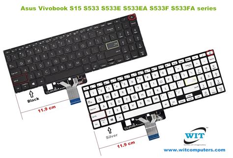 Laptop Internal Keyboard Keypad For Asus Vivobook S15 S533 S533E S533EA