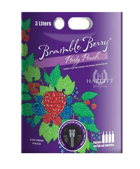 Hazlitt Bramble Berry 3l Pouch Lisas Liquor Barn