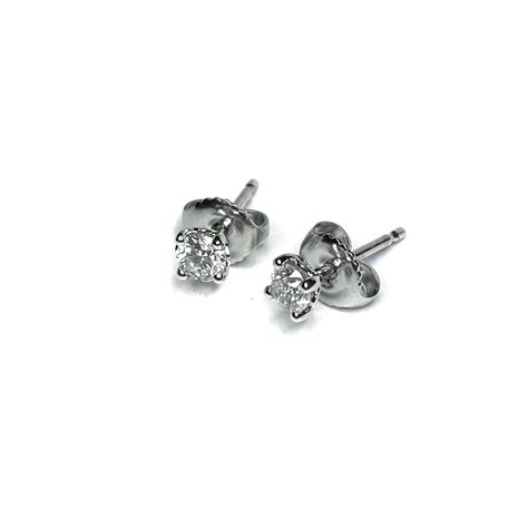 Platinum Diamond Earrings - J. A. Woodroffe Jewellers