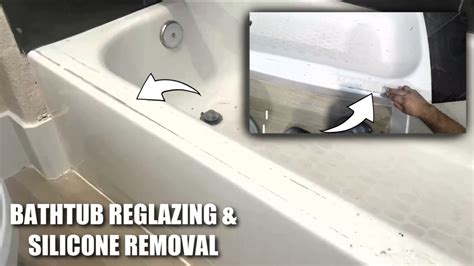 How To Reglaze A Bathtub With Silicone Removal Refinishing A Bathtub