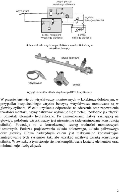 Diagnozowanie Silnik W O Zi Budowa Uk Adu Zasilania Silnika O Zi Pdf