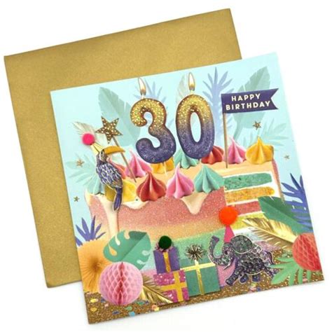 Paperchase Happy 30th Birthday Greetings Card New Ebay