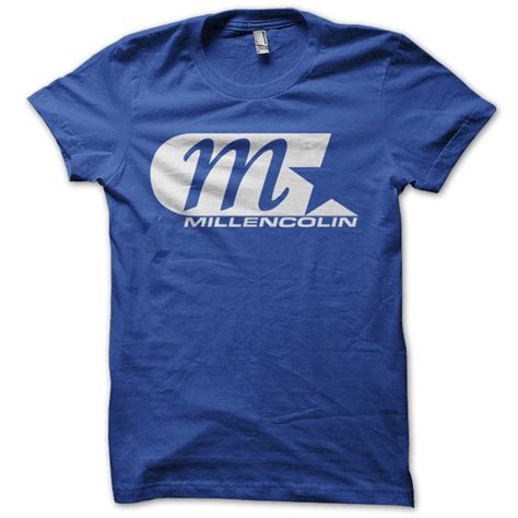 Logo T-shirt Blue White print | Millencolin