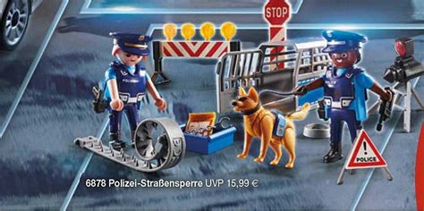 6878 Polizei straßensperre Angebot bei Playmobil 1Prospekte de