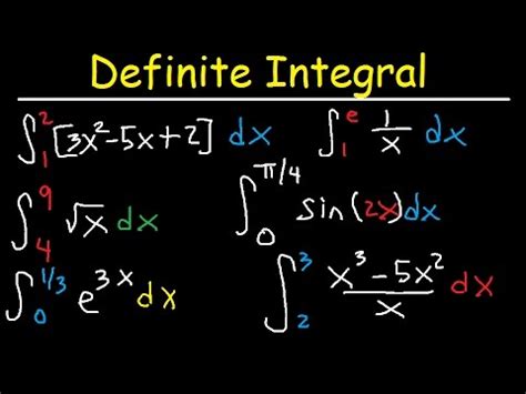 Integral Examples With Solutions