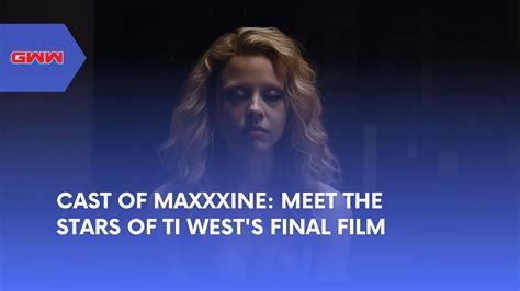 Cast Of Maxxxine Meet The Stars Of Ti Wests Final Film