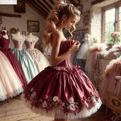 Pin By Juliet Dailey On Dress Ideas Frilly Dresses Maid Dress Cute