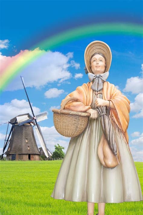 Dutch Lady Stock Image Image Of Rainbow Design Holland 21913683