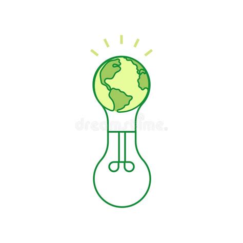 Light Bulb With Planet Earth Inside Earth Hour Stock Vector Illustration Of Life Time 271454021