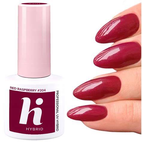 HI HYBRID 204 Lakier Hybrydowy Red Raspberry 5ml 7584530957 Allegro Pl