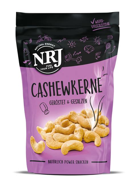 NRJ Cashewkerne geröstet gesalzen 150g bei GOURVITA online kaufen