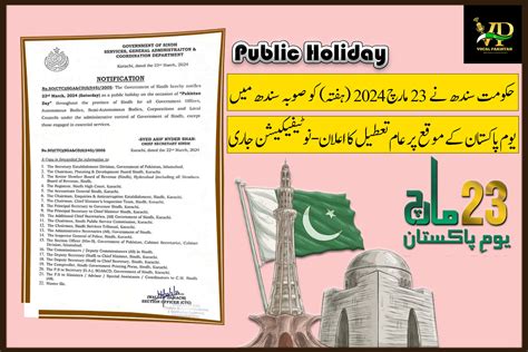 Government Of Balochistan Notification Of Eid Ul Fitr Holidays 2024