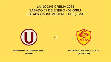 La Noche Crema 2023 Universitario Vs Aucas Youtube