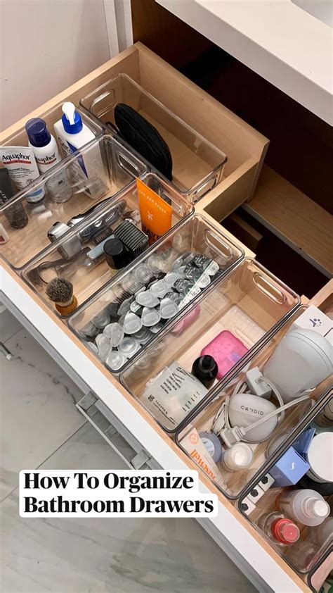 How To Organize Bathroom Drawers Bathroom Organisation Bathroom