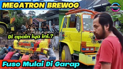 Proses Bongkar Bak Fuso Megatron Brewog Audio Youtube