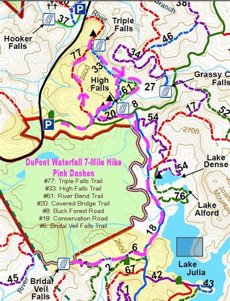 Carolina north forest Trail Map | secretmuseum