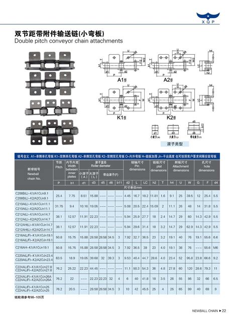 双节距带附件输送链弯板 弯板链条 链条，链条生产厂家直销批发价格，苏州市新球输送链条制造有限公司