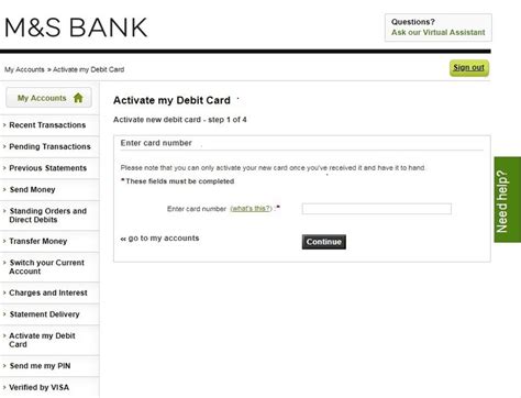 How To Activate Your Credit Or Debit Card M S Bank