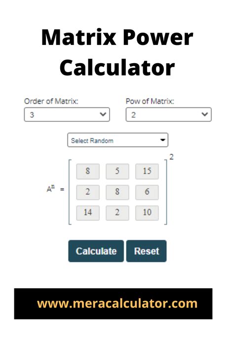 Calculate Matrix Powers