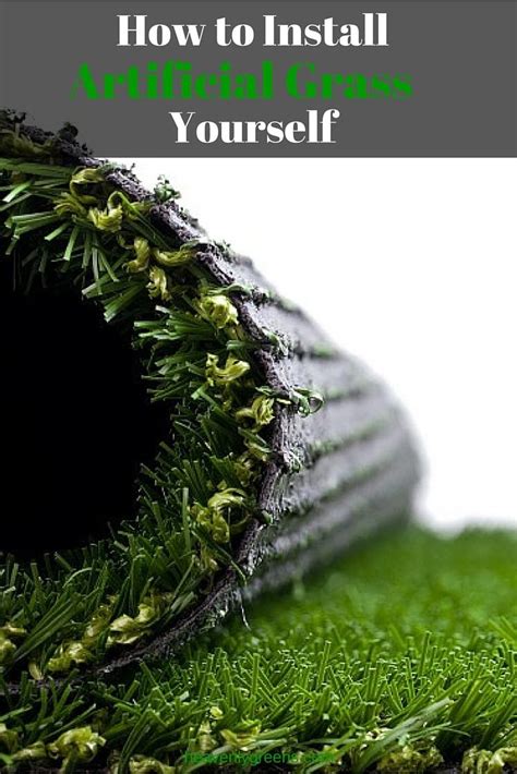 how to install artificial grass yourself